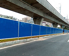 賀公司最新產品-豪華輕鋼圍擋，在深圳成功上市！